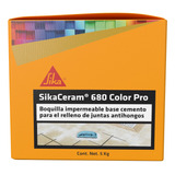Sika Ceram 680 Color Pro Boquilla Impermeable Antihongo 5 Kg