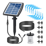 Sistema Riego Solar Con Kit Alimentado Drip House Plants