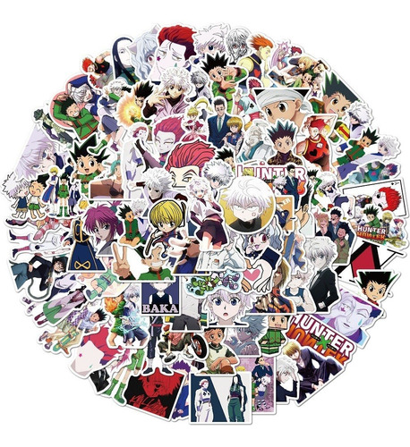 Hunter X Hunter 50 Pzs Stickers Lote  Anime Stickers