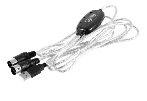 Cable Adaptador Audio Sonido Teclado Interfaz Midi Usb