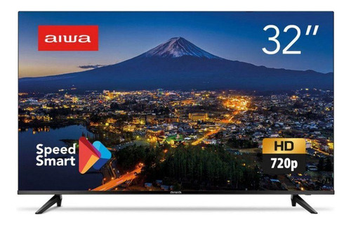 Smart Tv 32 Hd Aiwa Aws-tv32bl02a Android Hdr10 Preto Bvolt