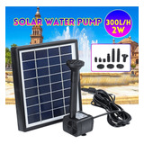Flujo Máximo 300l/h 2w Panel De Energía Solar Bomba De Agua
