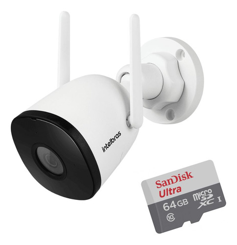 Câmera Wi-fi Im5 S 4mp 1440p Intelbras + Cartão 64gb