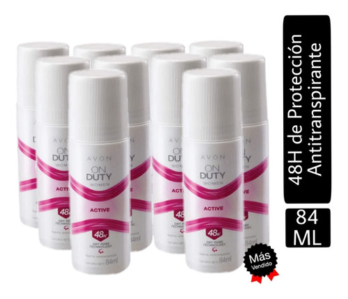 Avon On Duty Desodorante Antitranspirante Roll-on 10 Piezas