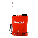 Pulverizador Rociador Fumigador Eléctrico Mochila 16l Daewoo Color Naranja