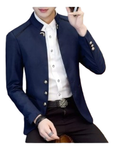 Blazer Trajes Diseño Coreana Moda Formal Para Hombres