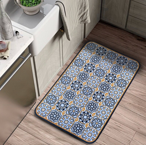 Alfombra Vinilica Mosaico Cocina Bagdad 60x100cm Kreatex