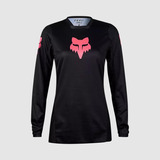 Polera Moto Mujer 180 Blackout Negro Fox