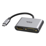 Adaptador Usb C A Hdmi Vga, Adaptador Usb Tipo C A Vga Hdmi.