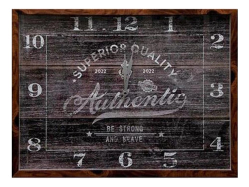 Reloj De Pared Vintage Grande Clásico Decorativo Quartz