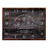 Reloj De Pared Vintage Grande Clásico Decorativo Quartz