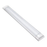 Luminária Tubular Sobrepor Led Linear 20w 60cm Branco Frio