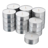 Velas Pack X 50 Con Latitas P/hornito Colores Noche S/aroma