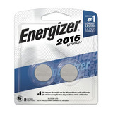 Pack 2 Pilas Litio Energizer Cr2016 Boton 3v Distribuidora