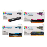 4 Toner Láser 128 Genéricos Para Cm1415fnw Cp1525nw | Nuevos