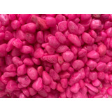 Pedras Coloridas Para Aquários P Decoração Rosa  Skrw 500gr