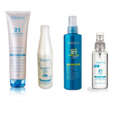 Kit 4 Productos Capilares Salerm 21 Nutricion Y Proteccion