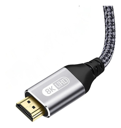 Cable Hdmi 2.1 Video 8k 60hz 4k 120hz Ps5 Ps4 Xbox 2 Metros 
