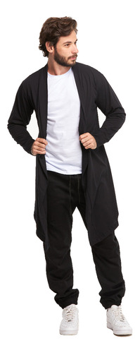 Kit 2 Blusas De Frio Cardigan Masculino Sobretudo Plus Size