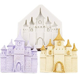 Molde Silicona Castillo Princesas Fondant Porcelana Fria 