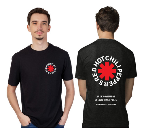 Remera Red Hot Chili Peppers - Colores Manga Corta Unisex 