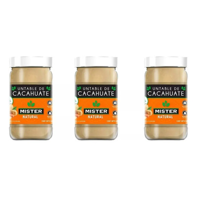 Cremas Cacahuate Sin Azúcar Natural 840g Mantequilla Maní | Envío gratis