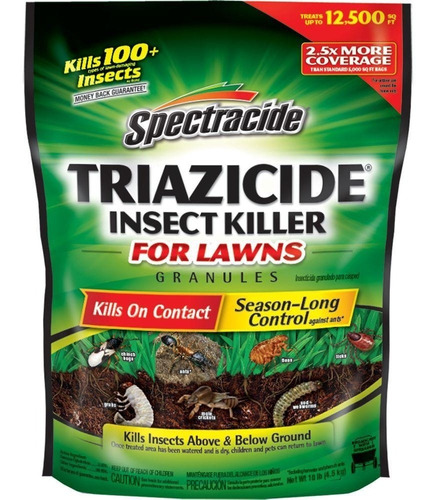 Spectracide Asesino De Insectos Para Césped Granulado 10 Lbs