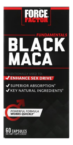 Maca Negra Force Factor 60cap - L a $107100