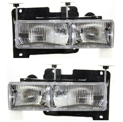 Par Faros Silverado 1992 93 94 95 96 97 1998 Calidad Tyc 