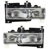 Par Faros Silverado 1992 93 94 95 96 97 1998 Calidad Tyc 