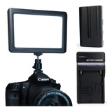 Iluminador 192 Leds + Bateria E Carregador P/ Video Dslr Led