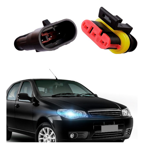 5 Conectores Automotivo 3 Vias Superseal Selado Impermeável