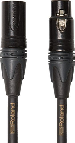 Cable De Microfono Roland Gold Quad Series Neutrik Xlr, 10 