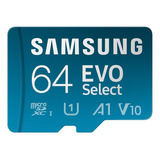 Tarjeta De Memoria Micro Sd Samsung Evo Select + Adaptador,