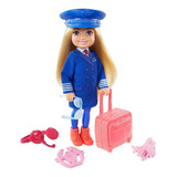 Muñeca Barbie Chelsea Profesiones Piloto Gtn86 Mattel