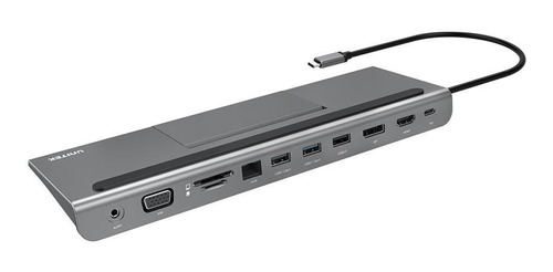 Hub Multipuerto 11 En 1 Usb C Docking Station C/ Mst Unitek