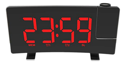 Reloj De Proyección, Radio, Imagen Grande, Pantalla Led, Ele