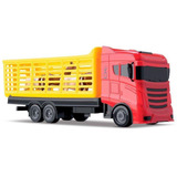 Caminhão Truck Boiadeiro Brinquedo + 4 Animais - Orange Toys