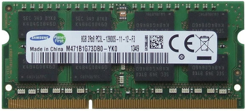 Memoria Ram  Samsung 8gb Ddr3 Pc3l-12800 Para Portátil 