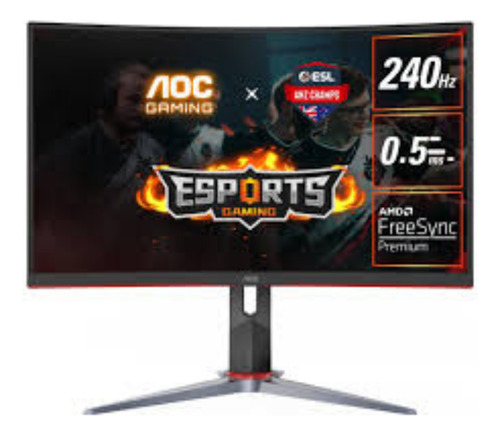  Monitor Curvo Aoc G27g2z 240hz 0.5 Ms Nuevo Caja Abierta