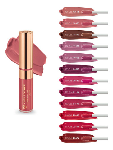 Labial Líquido Semi Mate Yves Rocher Color Tono 106