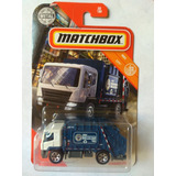 Matchbox Garbage King Camion Basura Azul Mb9