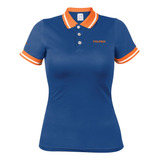 Playera Polo Performance Azul, Para Dama, Talla G 69972