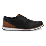 Zapato Casual Vazza Para Hombre Color Negro