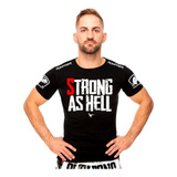 Remera Raptor Mma Strong As Hell - Gym -  Algodón 100%