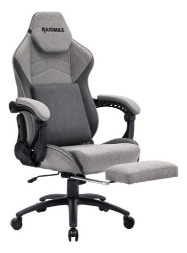 Silla Gamer Raidmax Dk719 Ergonómica Con Reposa Piés Gris