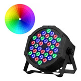 Cañón De Leds Rgb 36w Rítmico Dmx Multicolor