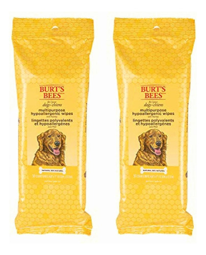 Burt's Bees For Dogs Multipurpose Grooming Wipes | Best Wet