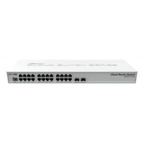 Switch Mikrotik Cloud Router Smart Crs326-24g-2s+rm Cor Branco