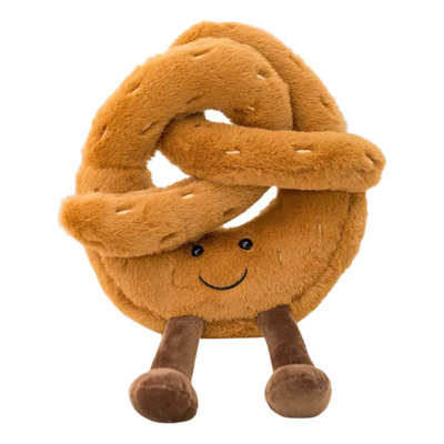 Peluche Comida Kawaii Cute Felpa Divertido Jellycat Color Pretzel Cute | MercadoLibre